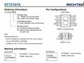 RT7276-2C=数据手册 pdf原理图 引脚定义