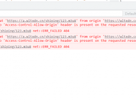 m3u8视频跨域播放教程-Access-Control-Allow-Origin’ header